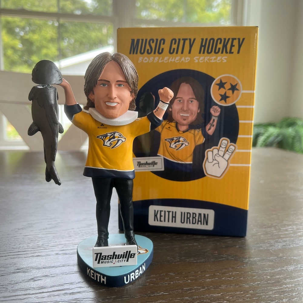 2025 Nashville Predators
Keith Urban Bobblehead - Music City Hockey Bobble Heads